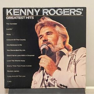 Kenny Rogers Greatest Hits (1980) vintage vinyl